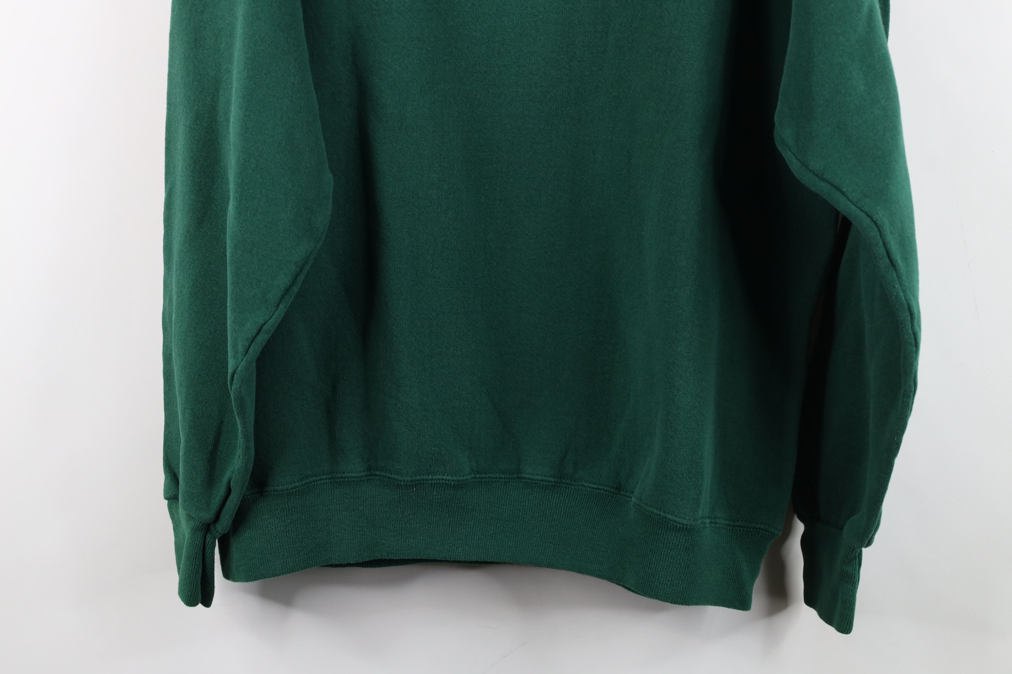 Vintage Vintage 90s Christmas Undercover Santa Sweatshirt Green USA Size XL / US 12-14 / IT 48-50 - 13 Thumbnail