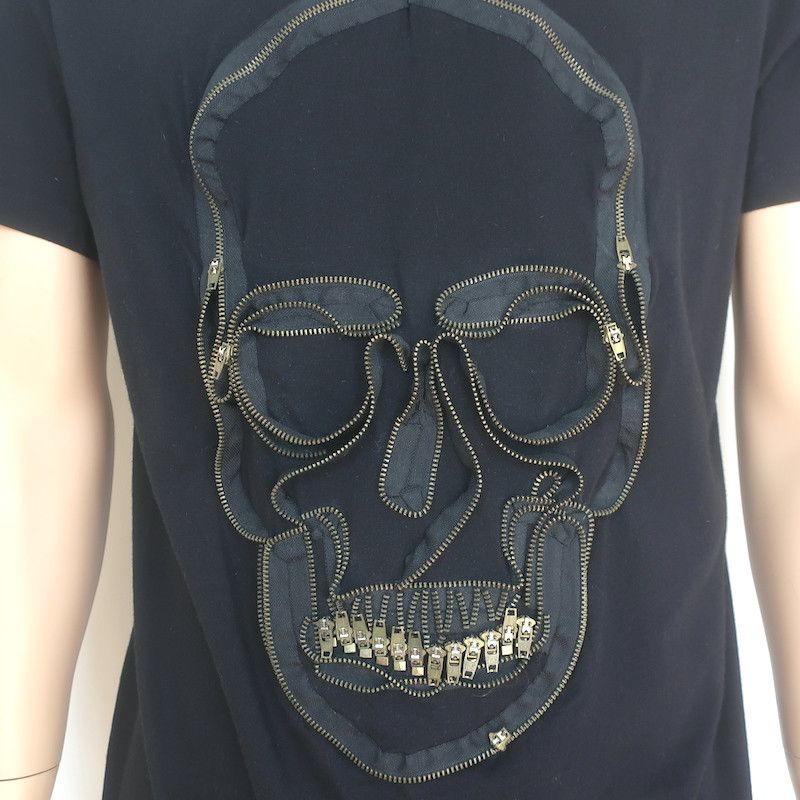 Alexander McQueen Alexander McQueen Zipper Skull T-Shirt Black Size Large Size US L / EU 52-54 / 3 - 2 Thumbnail