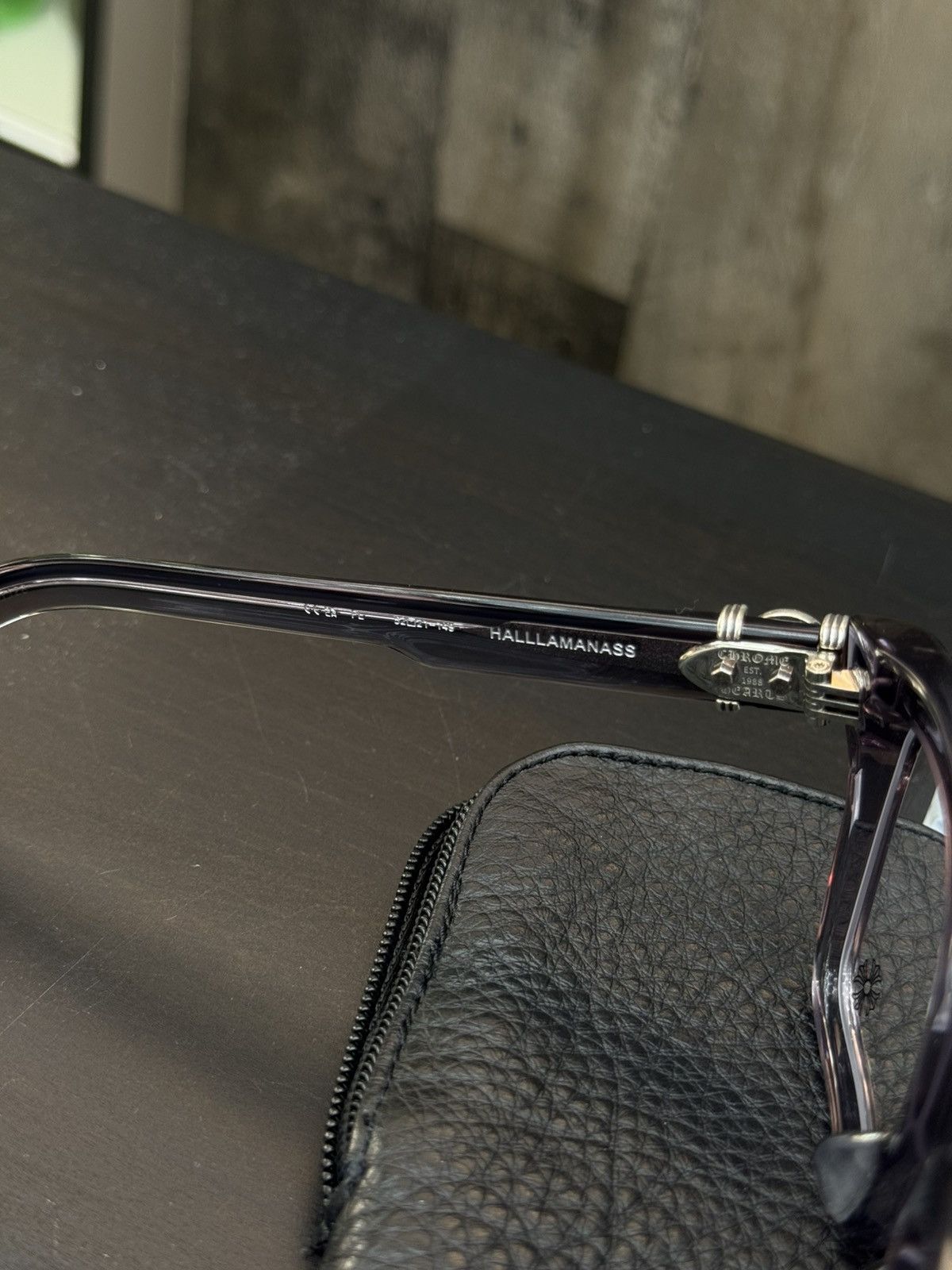 Chrome Hearts Chrome Hearts Flint “Halllamanass” Clear Glasses (NEW) Size ONE SIZE - 12 Thumbnail
