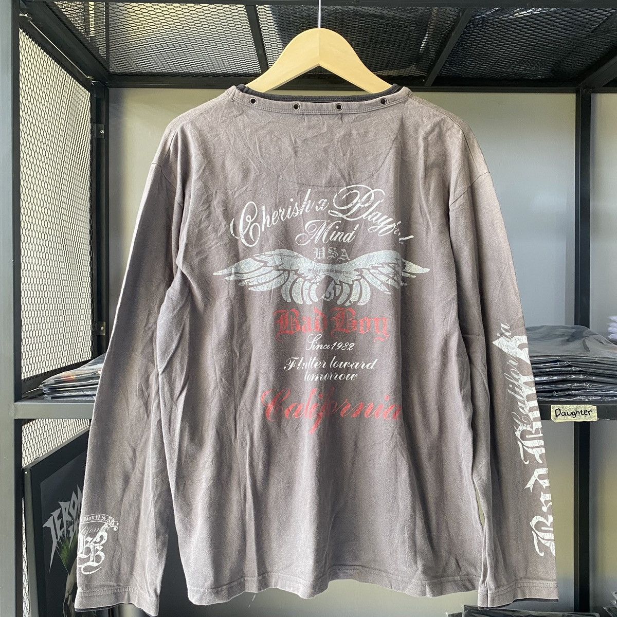 Beauty Beast × If Six Was Nine × Japanese Brand Punk Rock Bad Boy Cherish Playful Mind Double Layer Size US XL / EU 56 / 4 - 13 Thumbnail