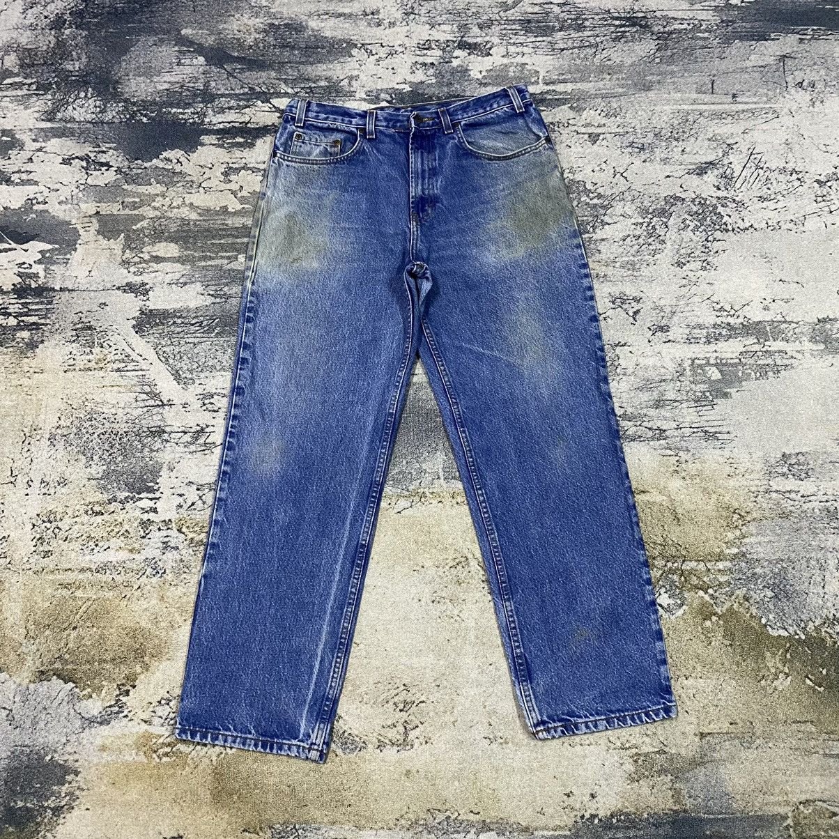 Japanese Brand × Kirkland Signature × Vintage Vintage KirkLand Signature Dirty Rusty Faded Denim Jeans Size US 34 / EU 50 - 1 Thumbnail