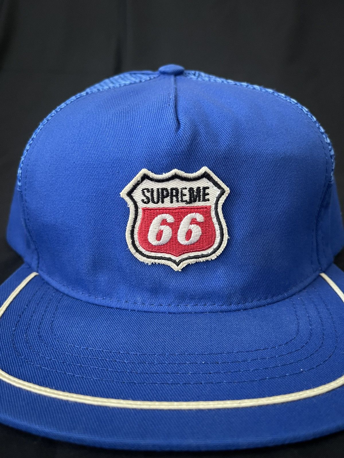 Supreme SS12 Supreme Route 66 Side Vent 5 Panel Snapback Cap Hat Size ONE SIZE - 6 Thumbnail