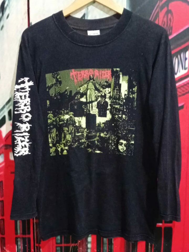 Band Tees Rare Vtg Terrorizer LS screen stars Size US M / EU 48-50 / 2 - 1 Thumbnail