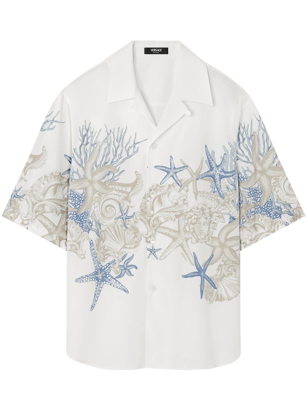 Versace Versace Barocco Sea Print Cotton Button Up Down Shirt Size US XL / EU 56 / 4 - 1 Thumbnail