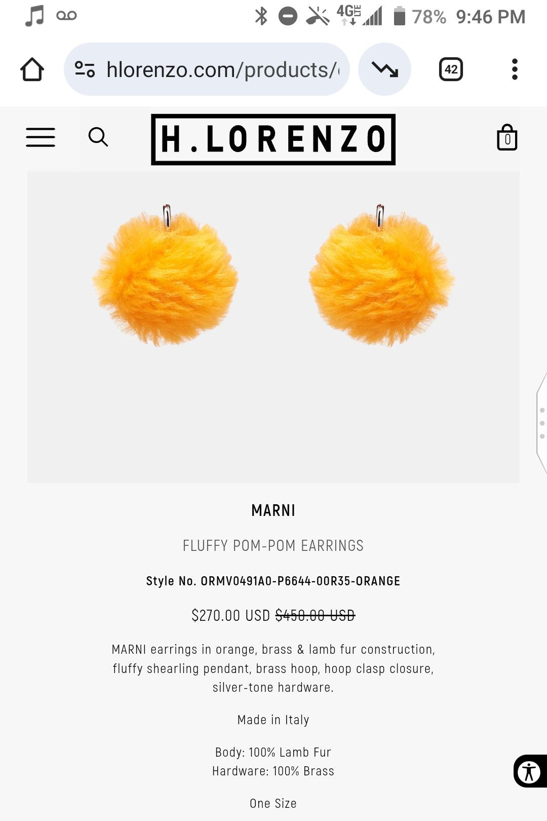 marni pom pom earrings