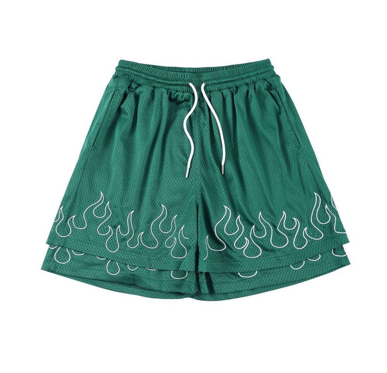 Other Fire Flame Green Shorts Size US 30 / EU 46 - 2 Thumbnail