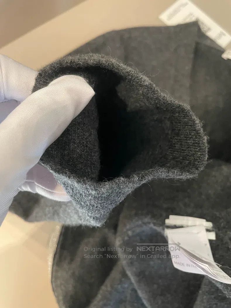 Brunello Cucinelli Brunello Cucinelli Black and Grey Cashmere Cardigan Size L / US 10 / IT 46 - 9 Thumbnail