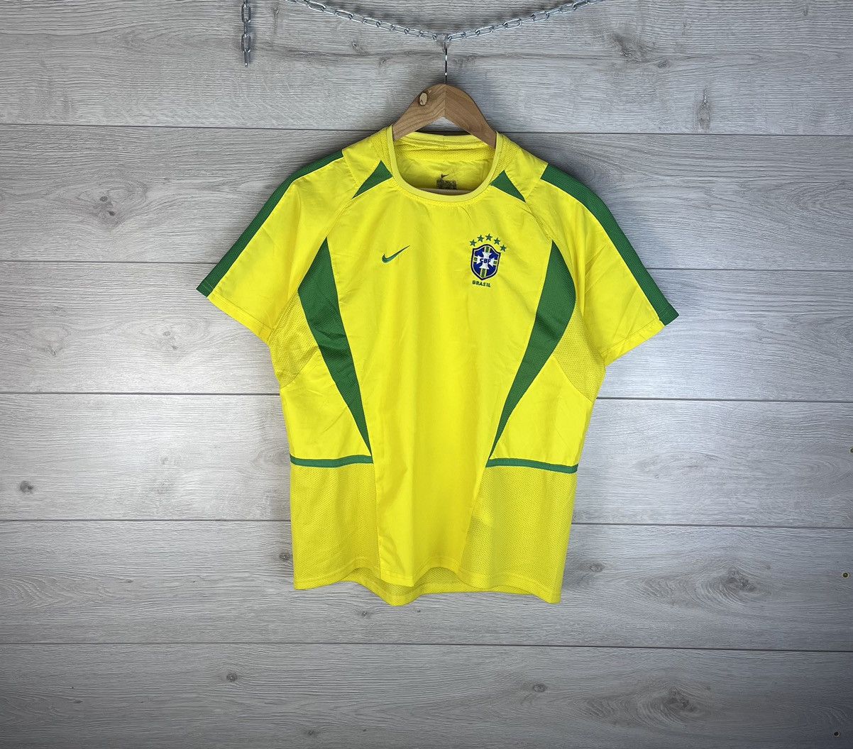 Nike Vintage men’s soccer jersey Nike Brazil 🇧🇷sport drill Size US L / EU 52-54 / 3 - 1 Thumbnail