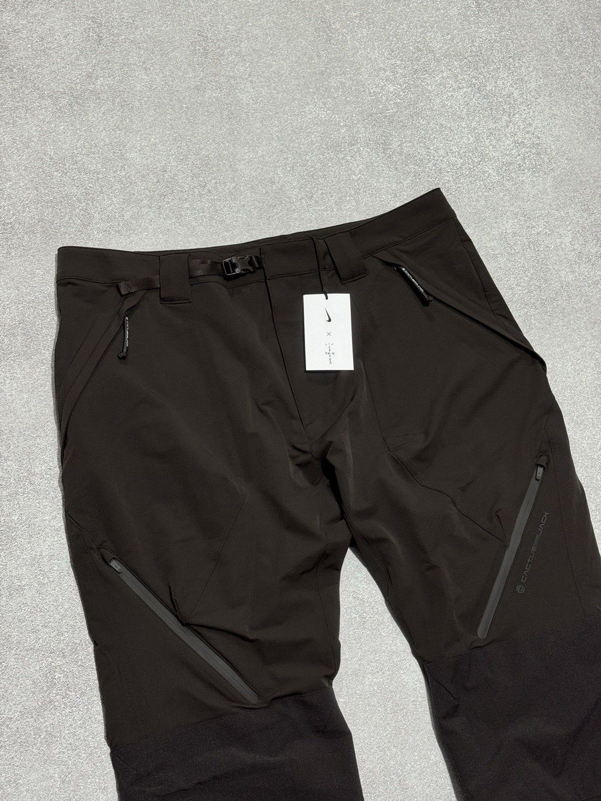 Nike × Travis Scott NWT Cactus Jack x Nike NRG BH Pant Lg Brown DM1280-220 Size US 34 / EU 50 - 4 Thumbnail