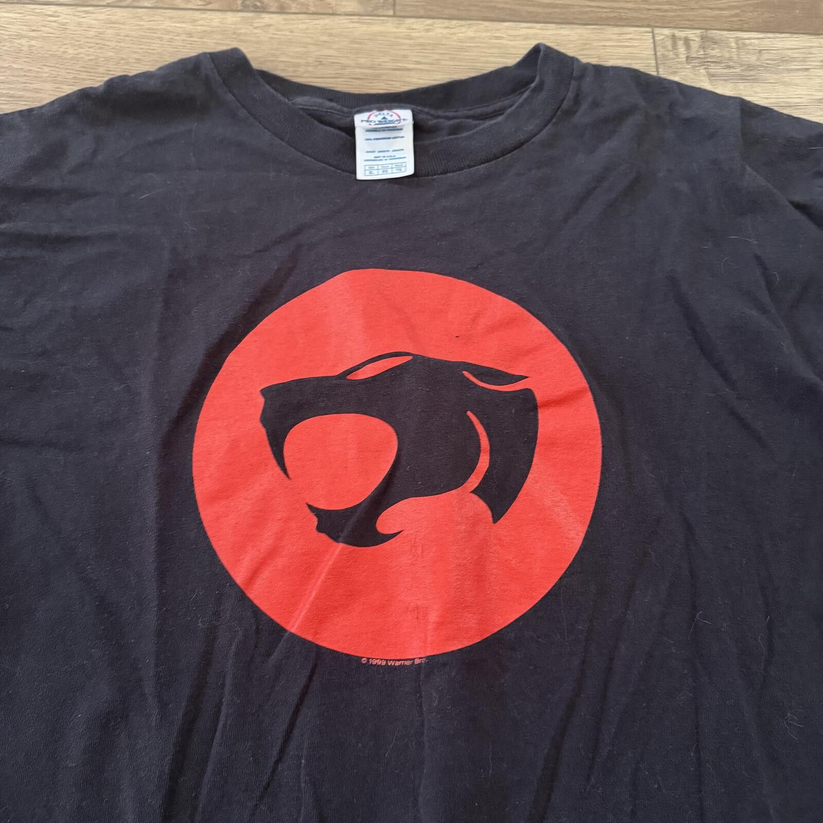 Delta Vintage 90s Thundercats Warner Bros. Black Shirt XL Size US XL / EU 56 / 4 - 2 Thumbnail