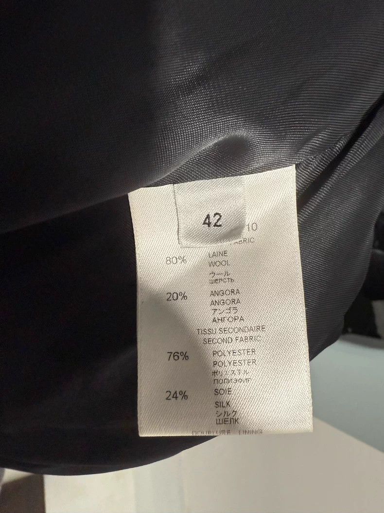 Givenchy Givenchy Size42 High-end Price Assembled Sleeve Big Coat Size US M / EU 48-50 / 2 - 5 Thumbnail