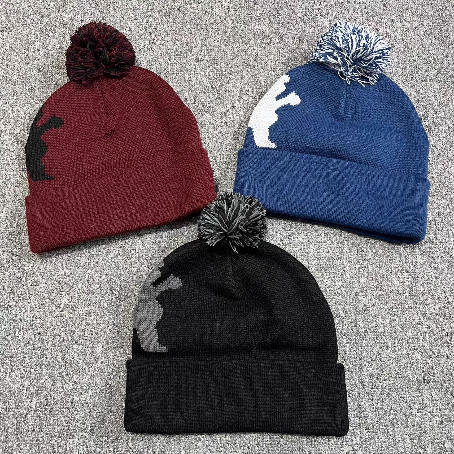 Grizzly Griptape Grizzly Griptape Bear Pom-Pom Knit Beanie Q7 Size ONE SIZE - 1 Thumbnail