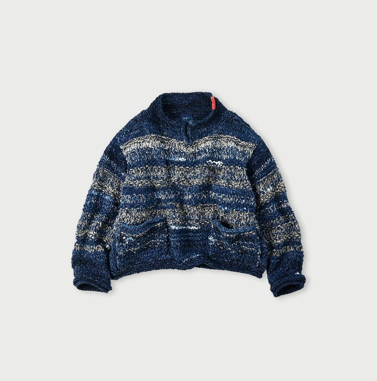 45rpm Ai Indigo Handknit Size US L / EU 52-54 / 3 - 13 Thumbnail