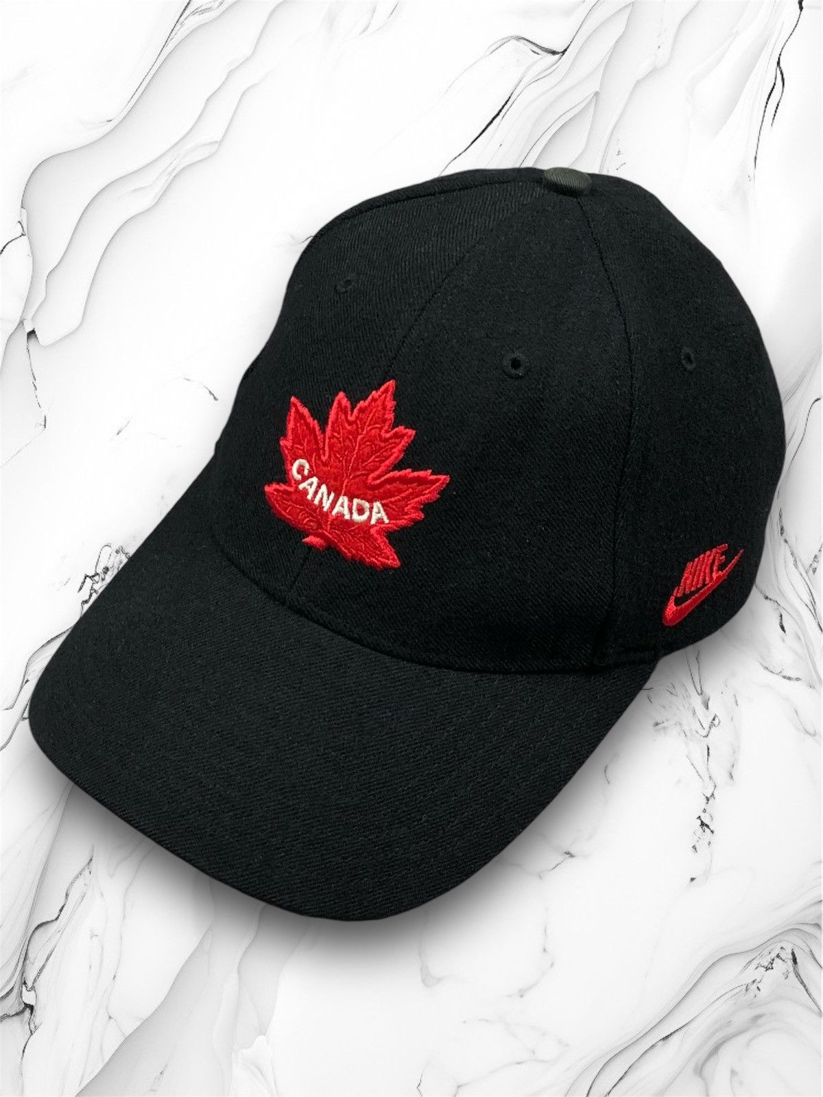 NHL × Nike Vintage 90s Nike Canada Team Hockey Cap y2k drill dope sk Size ONE SIZE - 1 Thumbnail