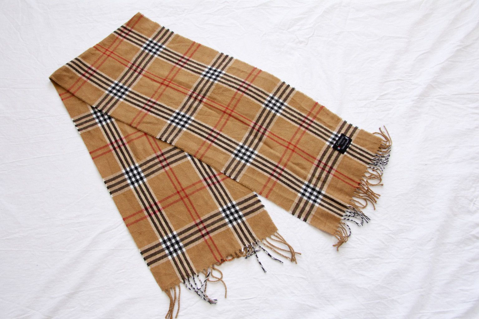 Other Italian cashmere check scarf I Burberry type Size ONE SIZE - 1 Thumbnail