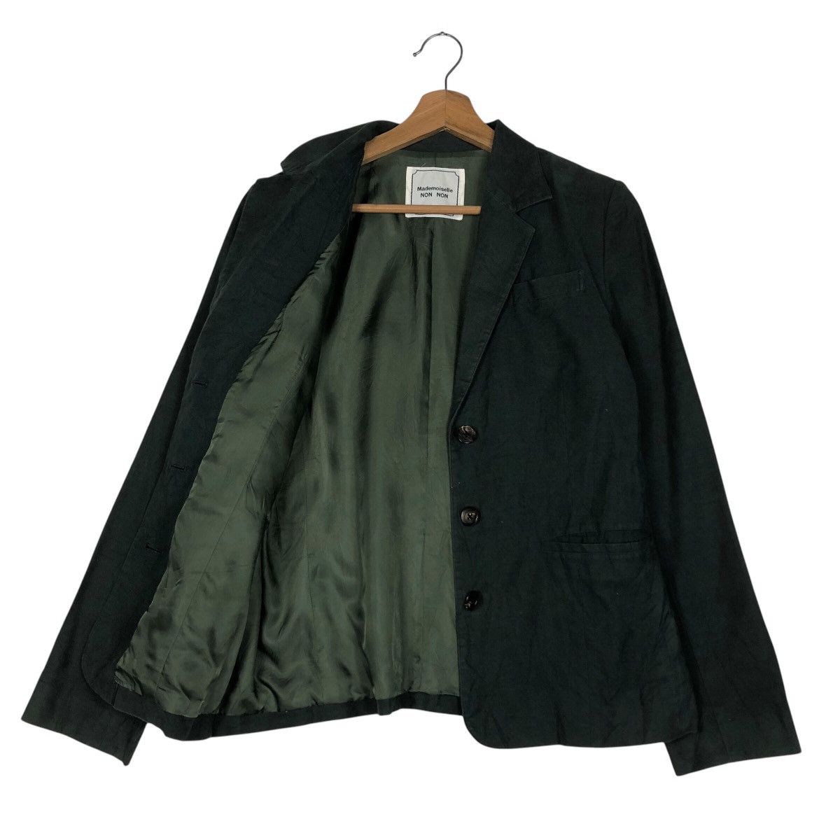 Japanese Brand 📌Vintage Cropped Chore Jacket Button Mademoiselle Non Non Size US M / EU 48-50 / 2 - 12 Thumbnail