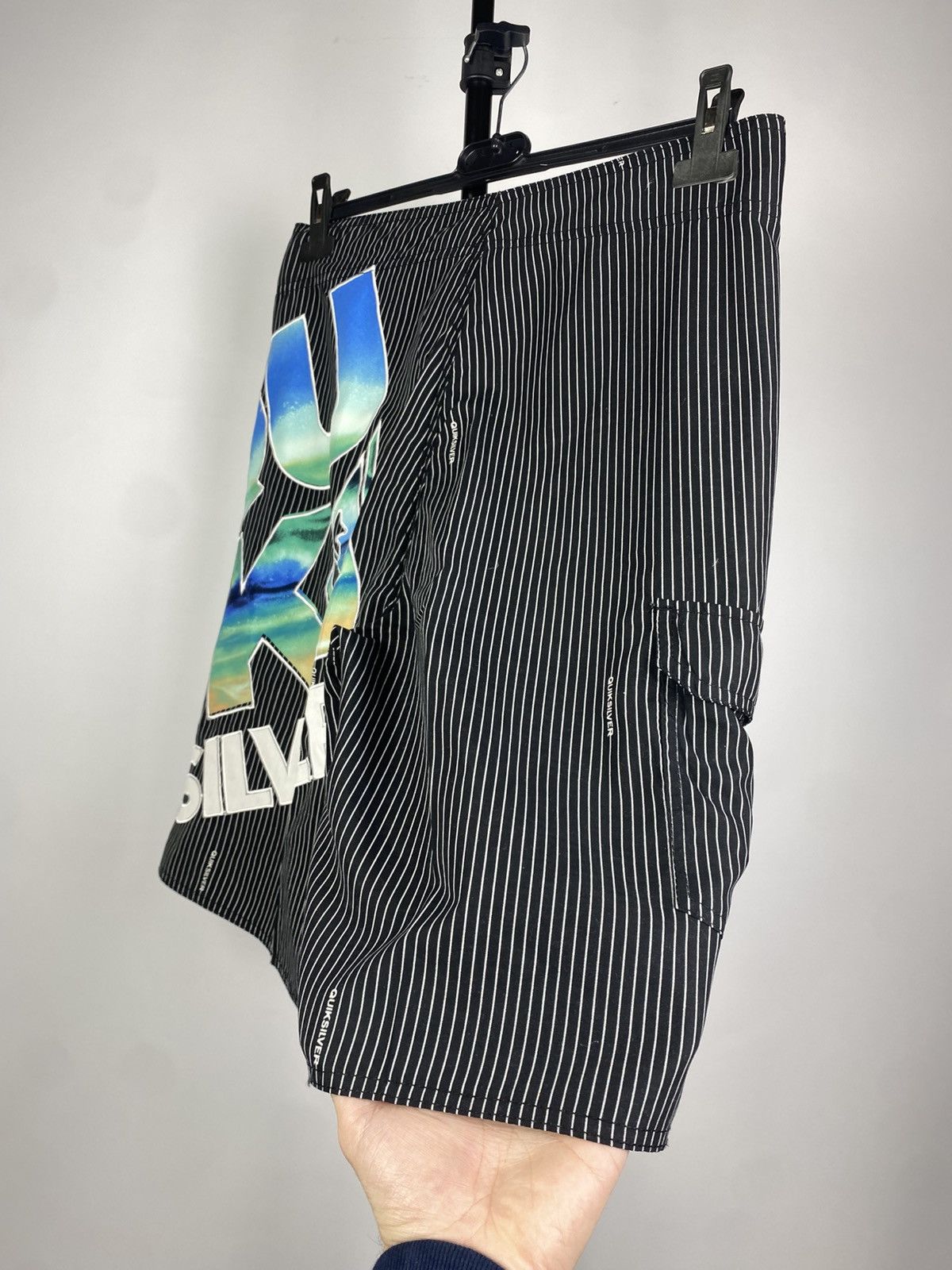 Quiksilver × Vintage Vintage Quicksilver OVER PRINT Japanese Surf style Shorts Size US 32 / EU 48 - 9 Thumbnail