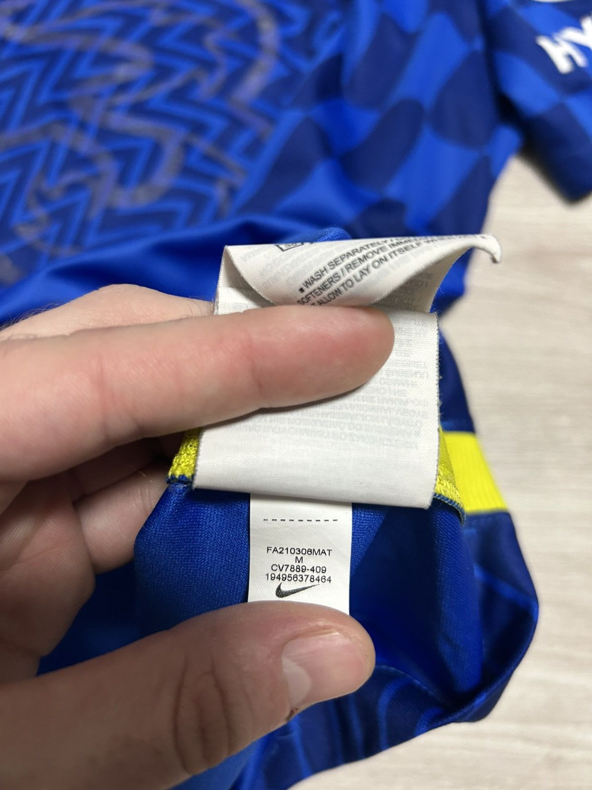 Nike CHELSEA 2021 2022 HOME SHIRT JERSEY NIKE CV7889-409 sz M Size US M / EU 48-50 / 2 - 9 Thumbnail