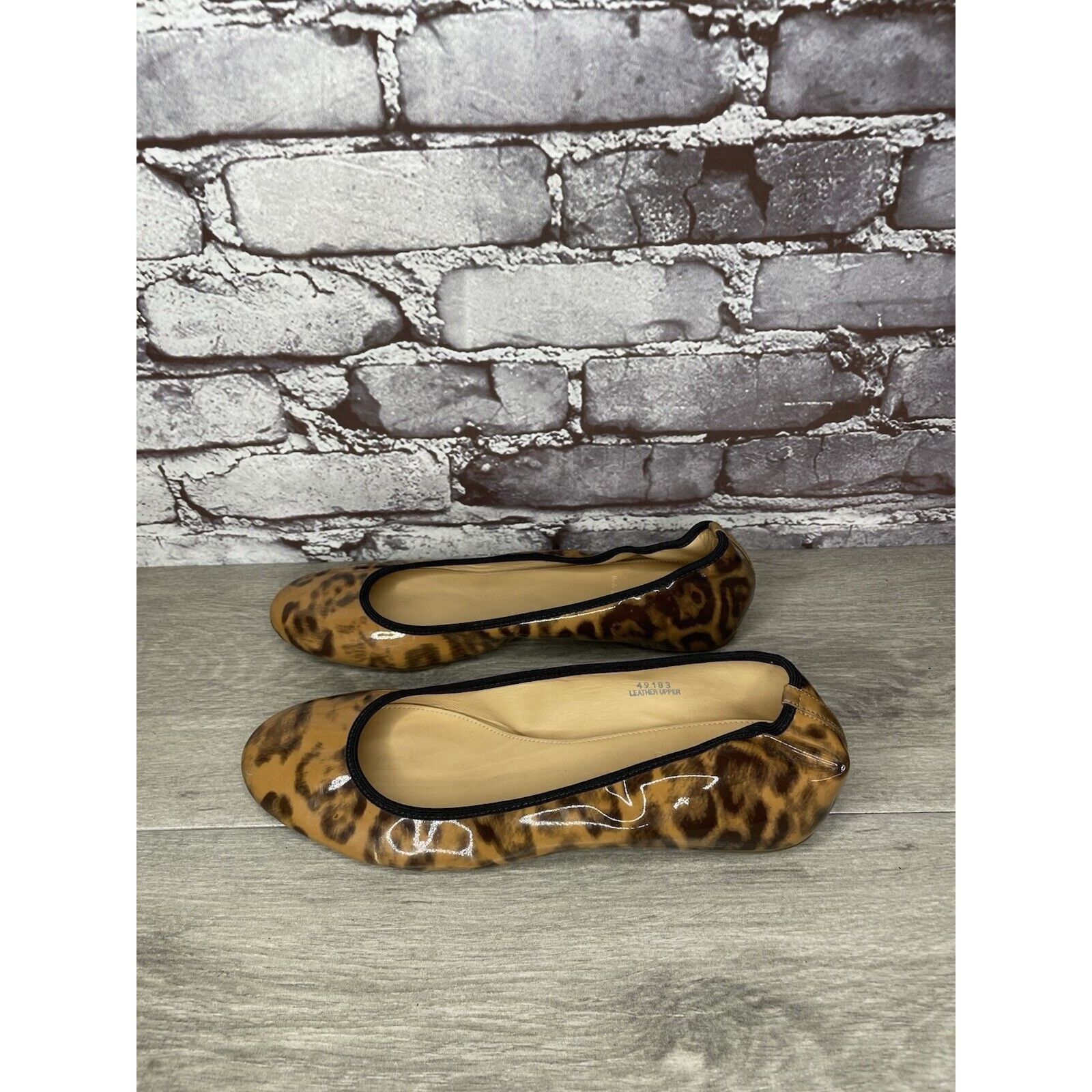 J.Crew J. Crew Caramel Animal Print Patent Leather Ballet Flats Wom Size US 9 / IT 39 - 17 Thumbnail