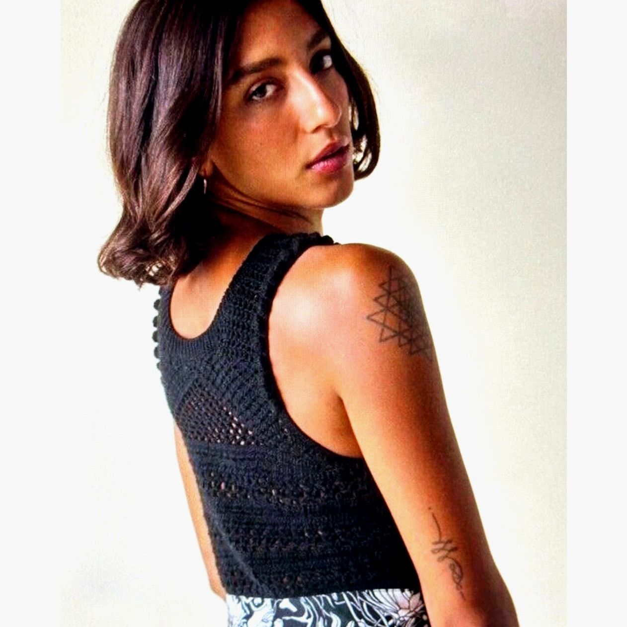 Other St Roche Crochet Semi Sheer Sleeveless Marilyn Tank Blck XS Size XS / US 0-2 / IT 36-38 - 5 Thumbnail