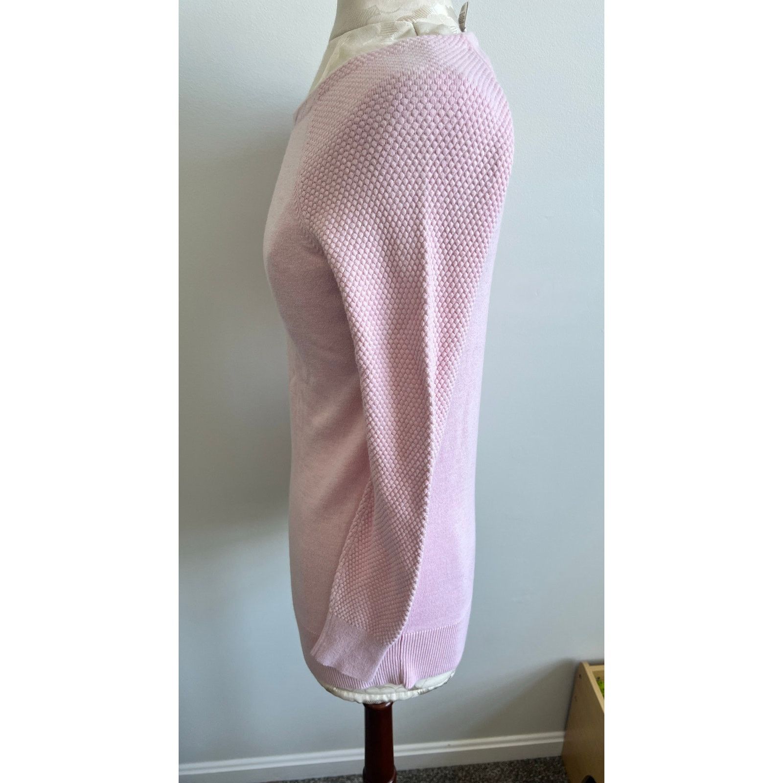 Loft Loft Long Sleeve Cotton Blend Pullover Knit Sweater XS Size XS / US 0-2 / IT 36-38 - 4 Thumbnail