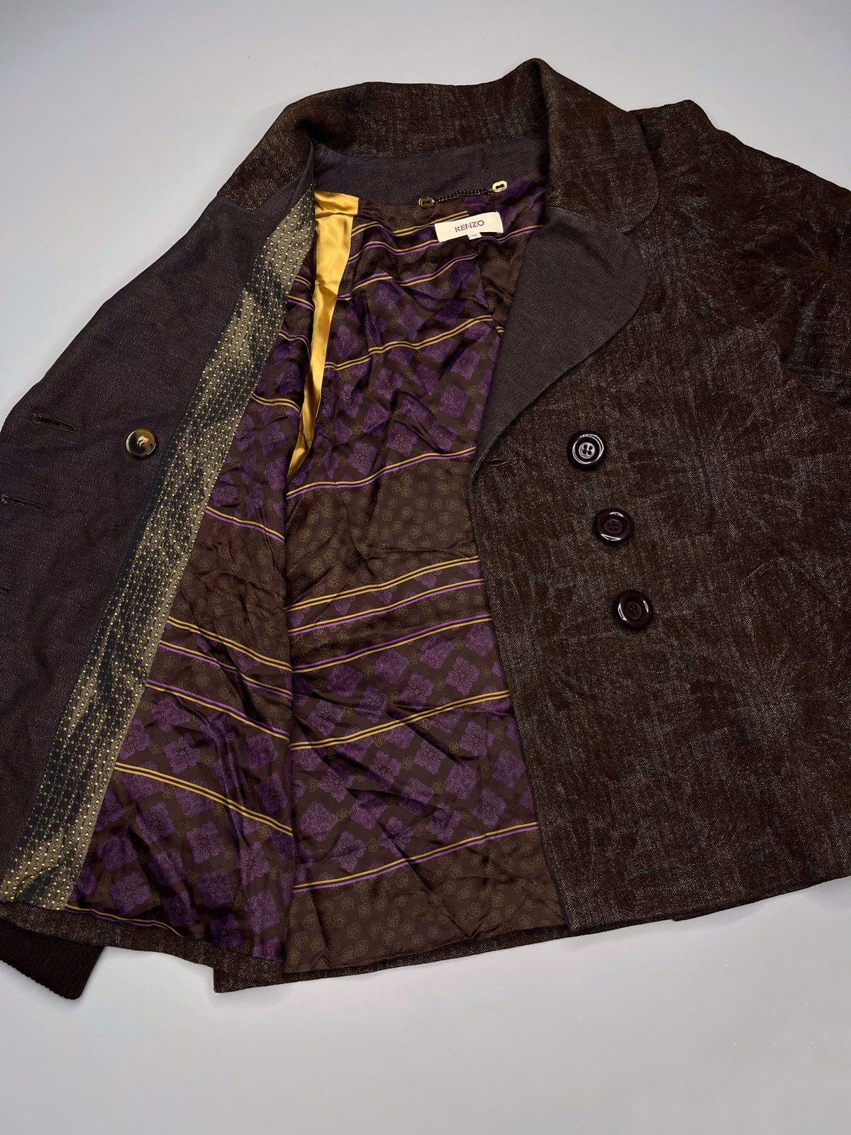 Designer × Kenzo Vintage Archive Kenzo Blazer Jacket 90’s Size XS / US 0-2 / IT 36-38 - 14 Thumbnail