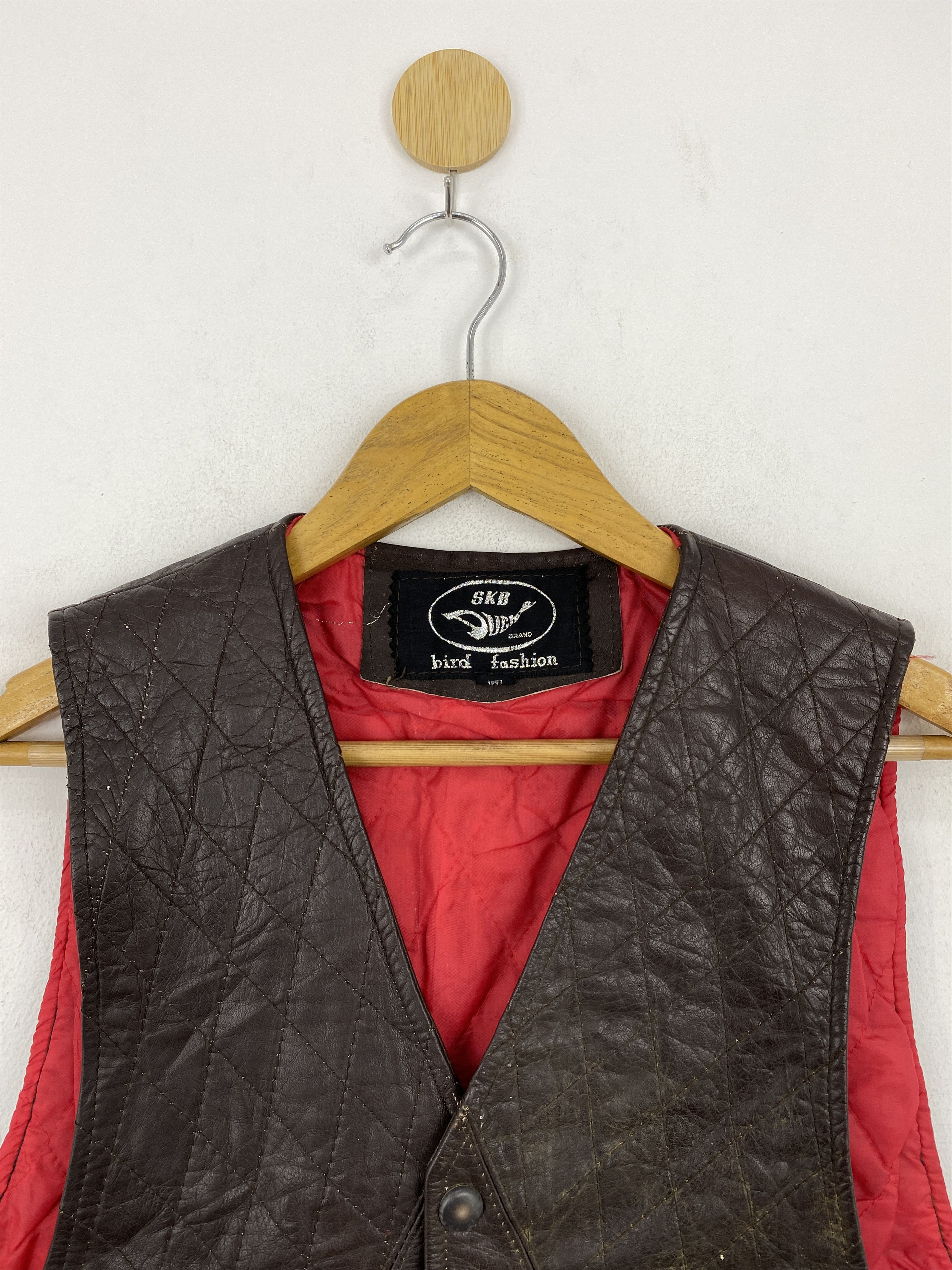Japanese Brand × Vintage Vintage Japanese Brand Tactical Multi Pocket Leather Vest Size US M / EU 48-50 / 2 - 2 Thumbnail