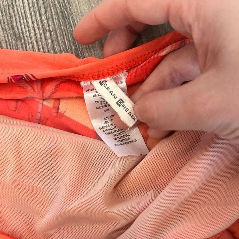 Other ocean dream orange vintage palm tree swim bottoms Size XL / US 12-14 / IT 48-50 - 3 Thumbnail