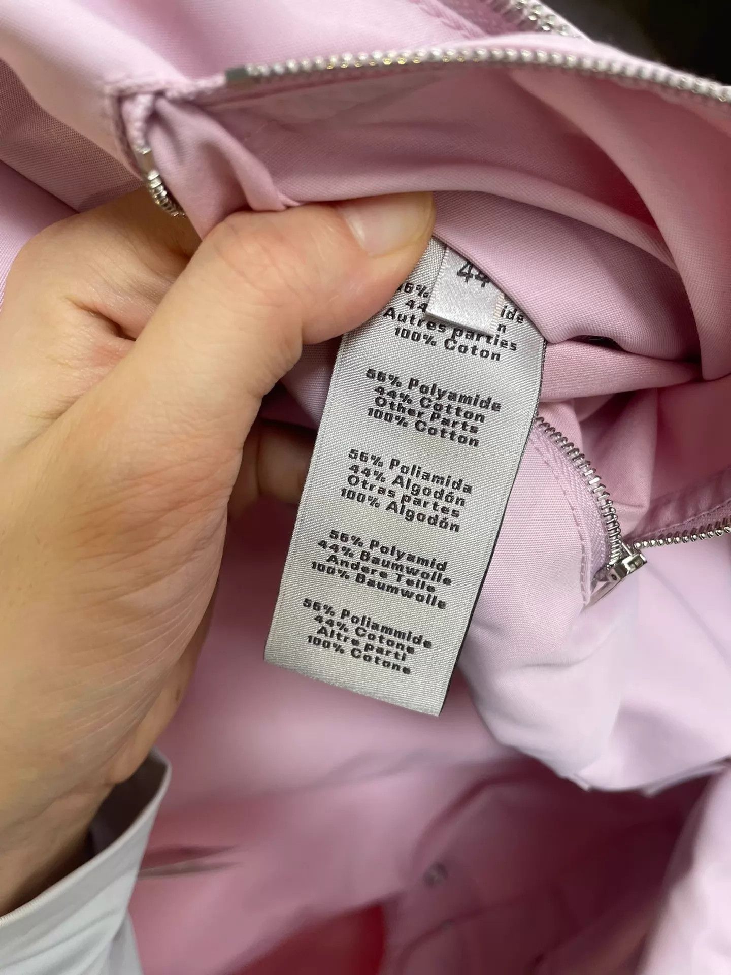 Hermes Hermes Light Pink Baseball Jacket 44 New Size L / US 10 / IT 46 - 5 Thumbnail