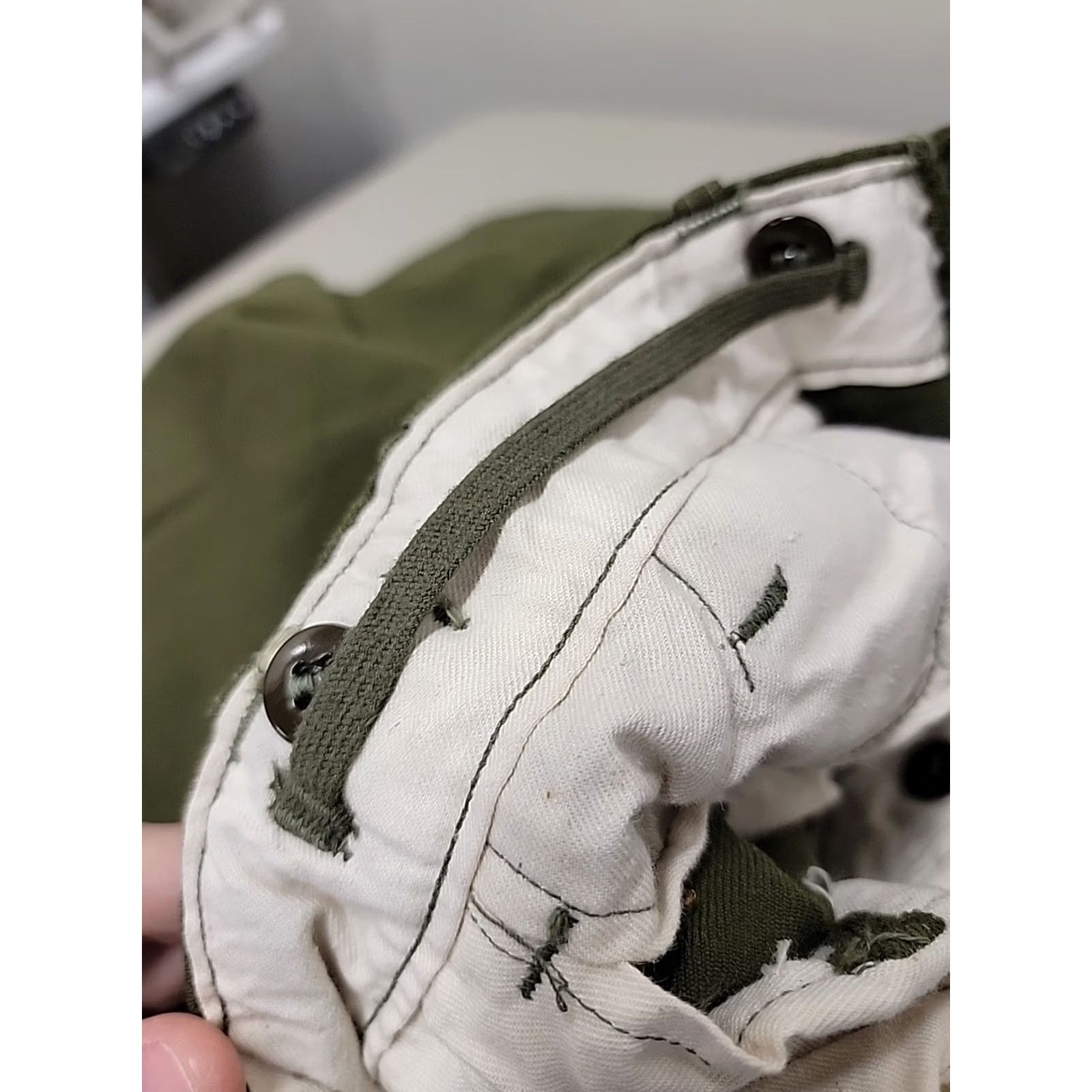 Vintage VINTAGE USA Military Pants Mens M Green Wool M-1951 Army Field Trousers Regular Waist 34 Inseam 29 Button Zip Casual Workwear Army Retro USA Mens Size US 31 - 6 Thumbnail