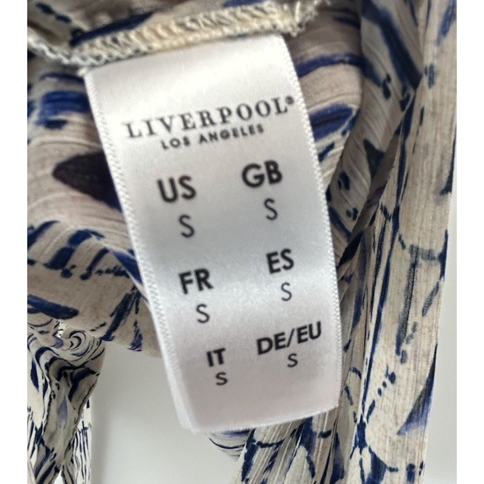 Other Liverpool Los Angeles Collared Blouse Grecian Tile Size S Size S / US 4 / IT 40 - 3 Thumbnail