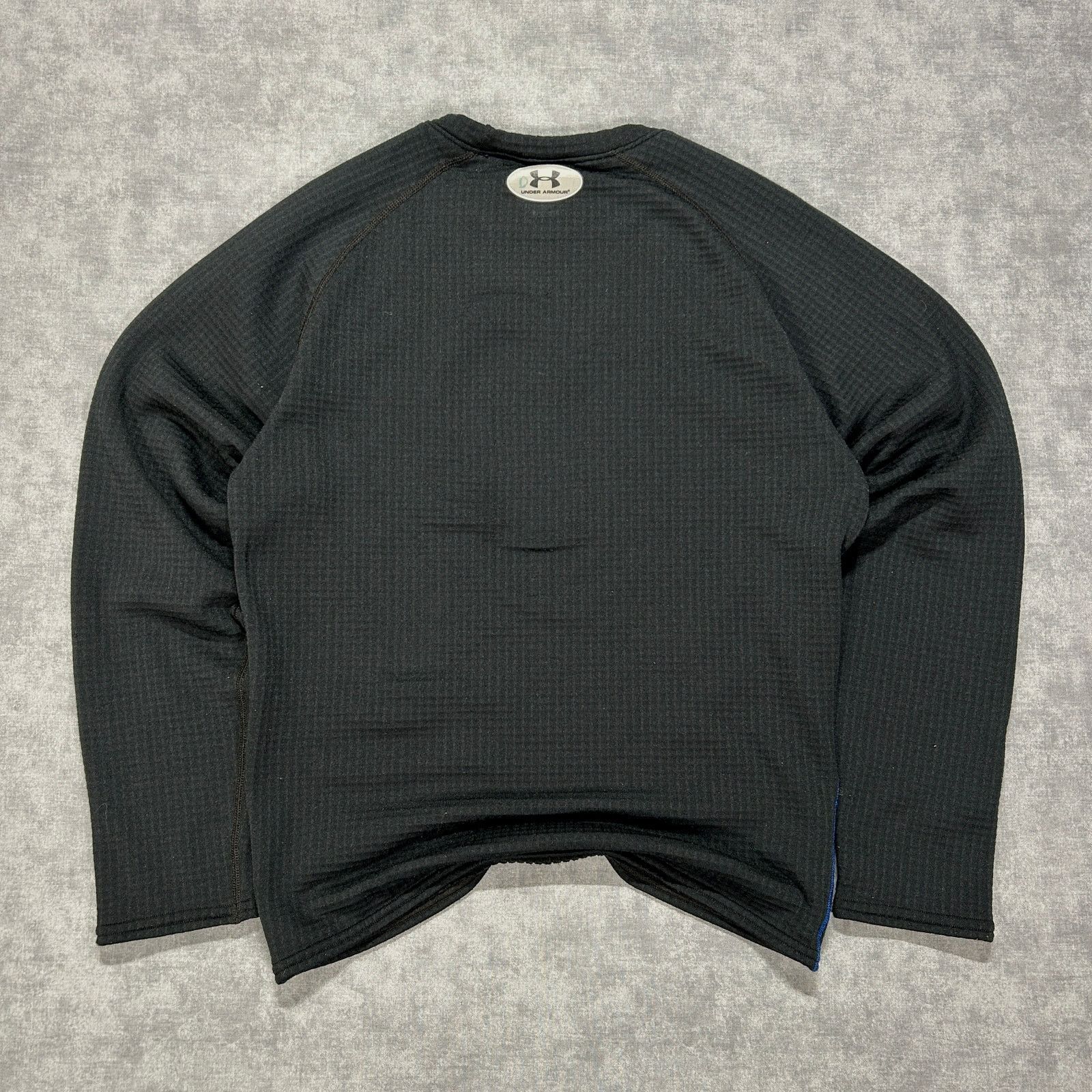 Under Armour Under Armour Base 3.0 black grid fleece long sleeve mens M Size US M / EU 48-50 / 2 - 2 Thumbnail