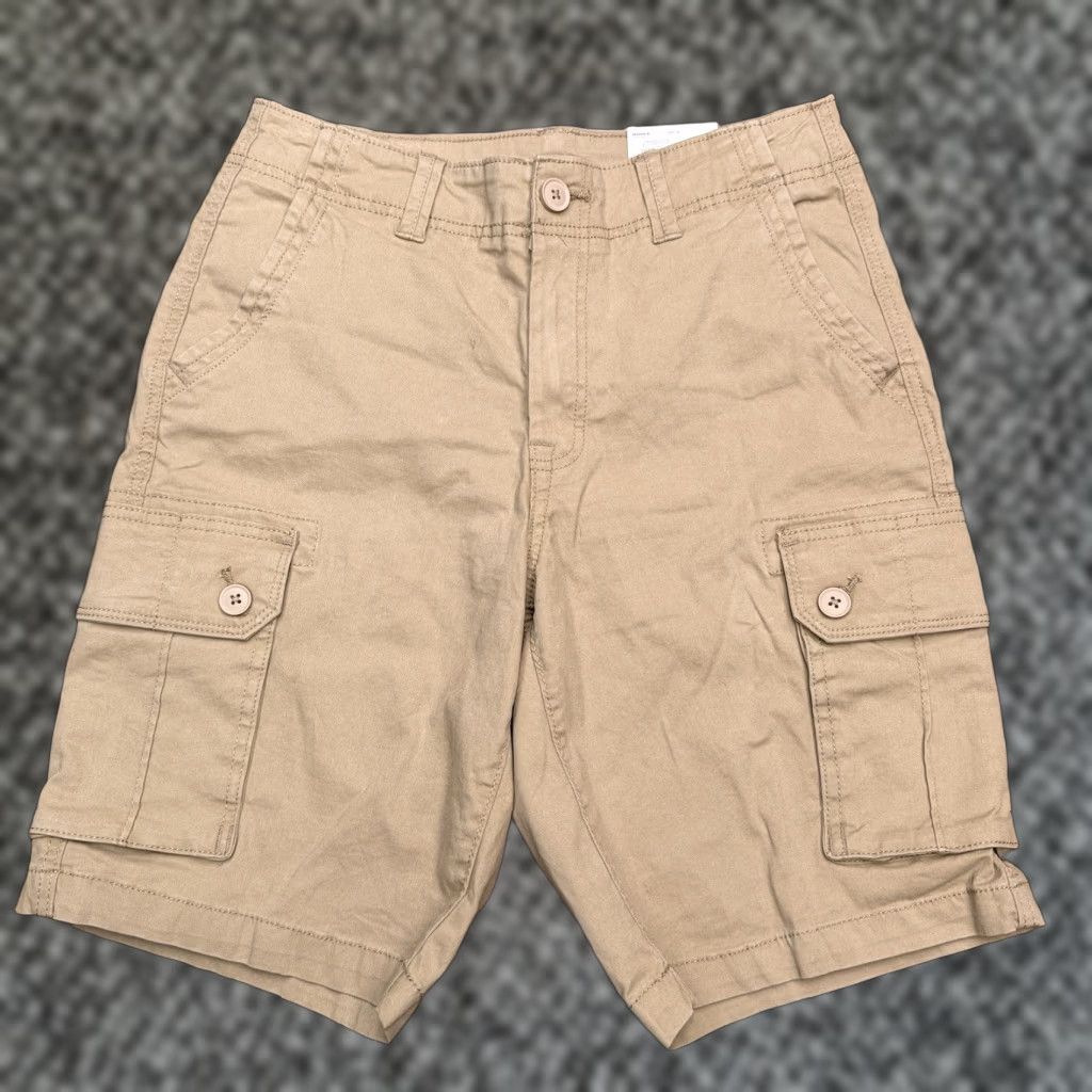 Vintage Sonoma Cargo Shorts Mens 29 Tan Stretch New Size US 29 - 1 Thumbnail