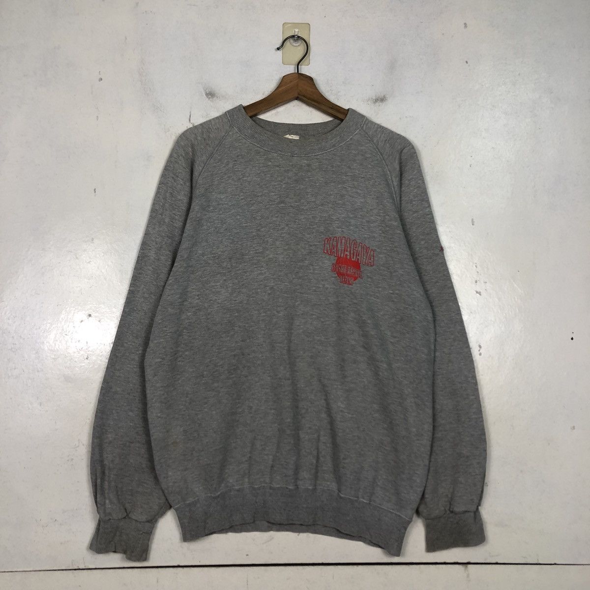 Japanese Brand 📌Vintage Sweatshirt Kamagaya Basketball Team Big Logo Size US M / EU 48-50 / 2 - 3 Thumbnail