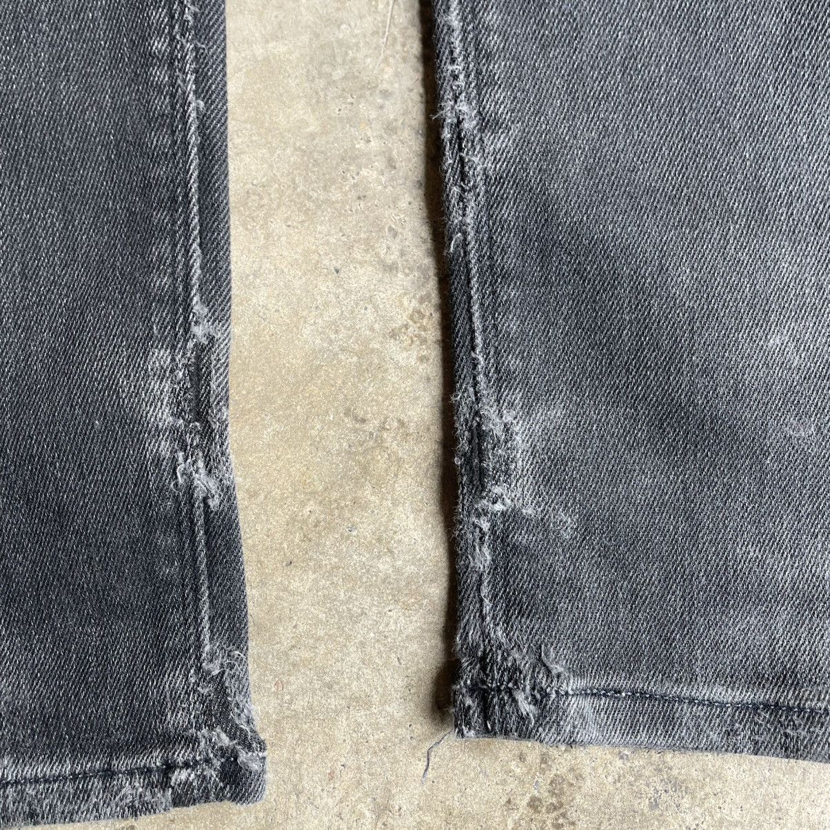 Edwin 🔥Vintage Edwin Washed Black Ripped Distress Skinny Jeans Size US 29 - 8 Thumbnail
