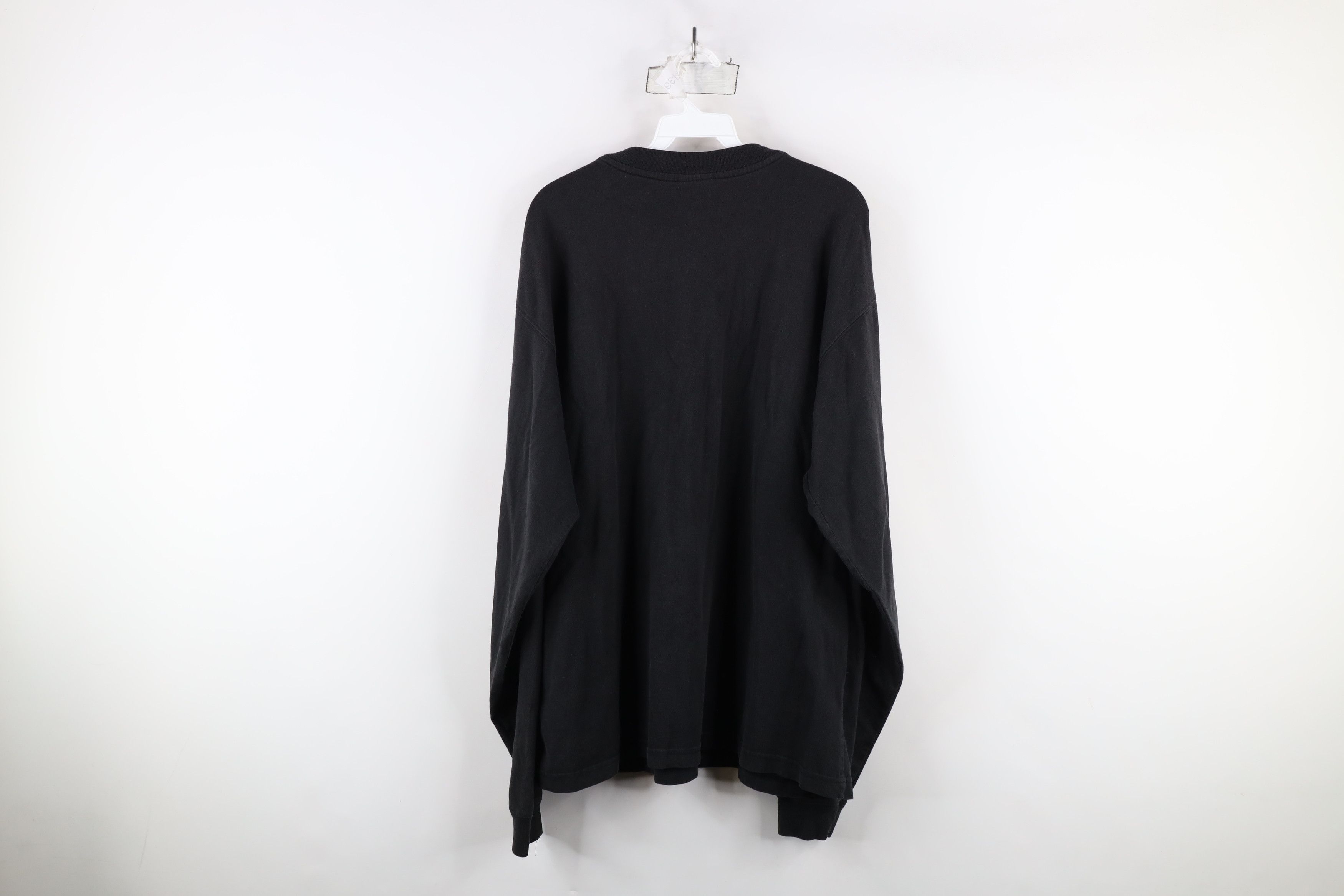 Carhartt × Vintage Vintage 90s Carhartt Spell Long Sleeve Henley T-Shirt Black Size US XL / EU 56 / 4 - 12 Thumbnail