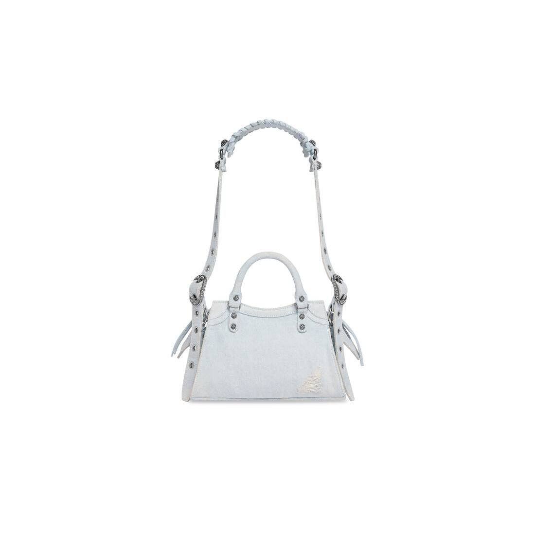 Balenciaga o1mt1gz0225 Size: OS / Neo Cagole Xs Handbag Denim Size ONE SIZE - 4 Thumbnail