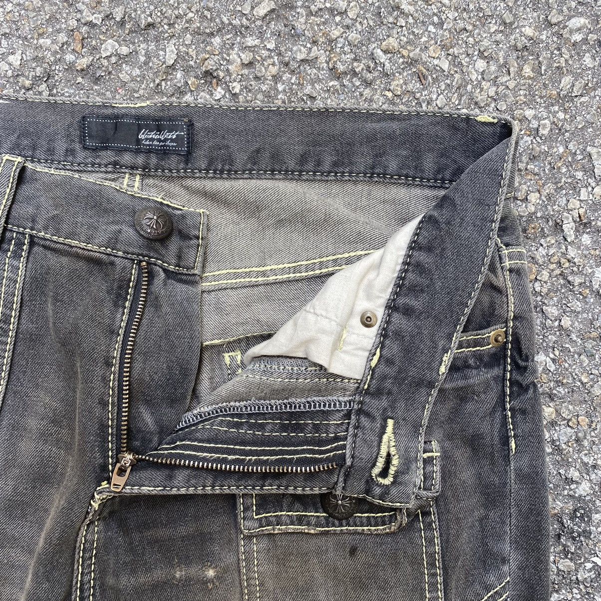 Flared Jeans Blutenblatt Bush Pant Distressed Denim Boot Cut