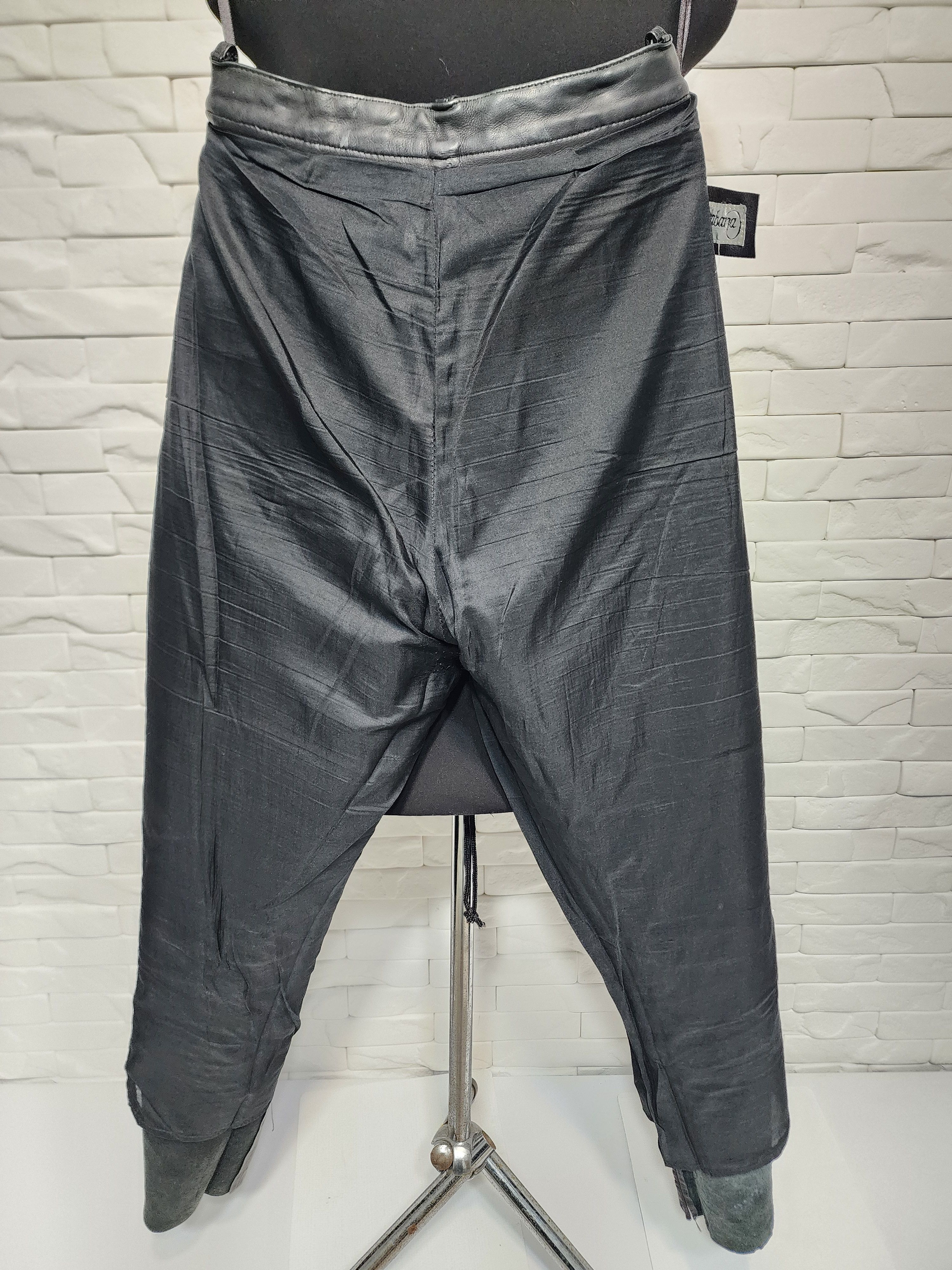 Genuine Leather Black Leather Pants: Women's Denim Style Size 31" - 10 Thumbnail