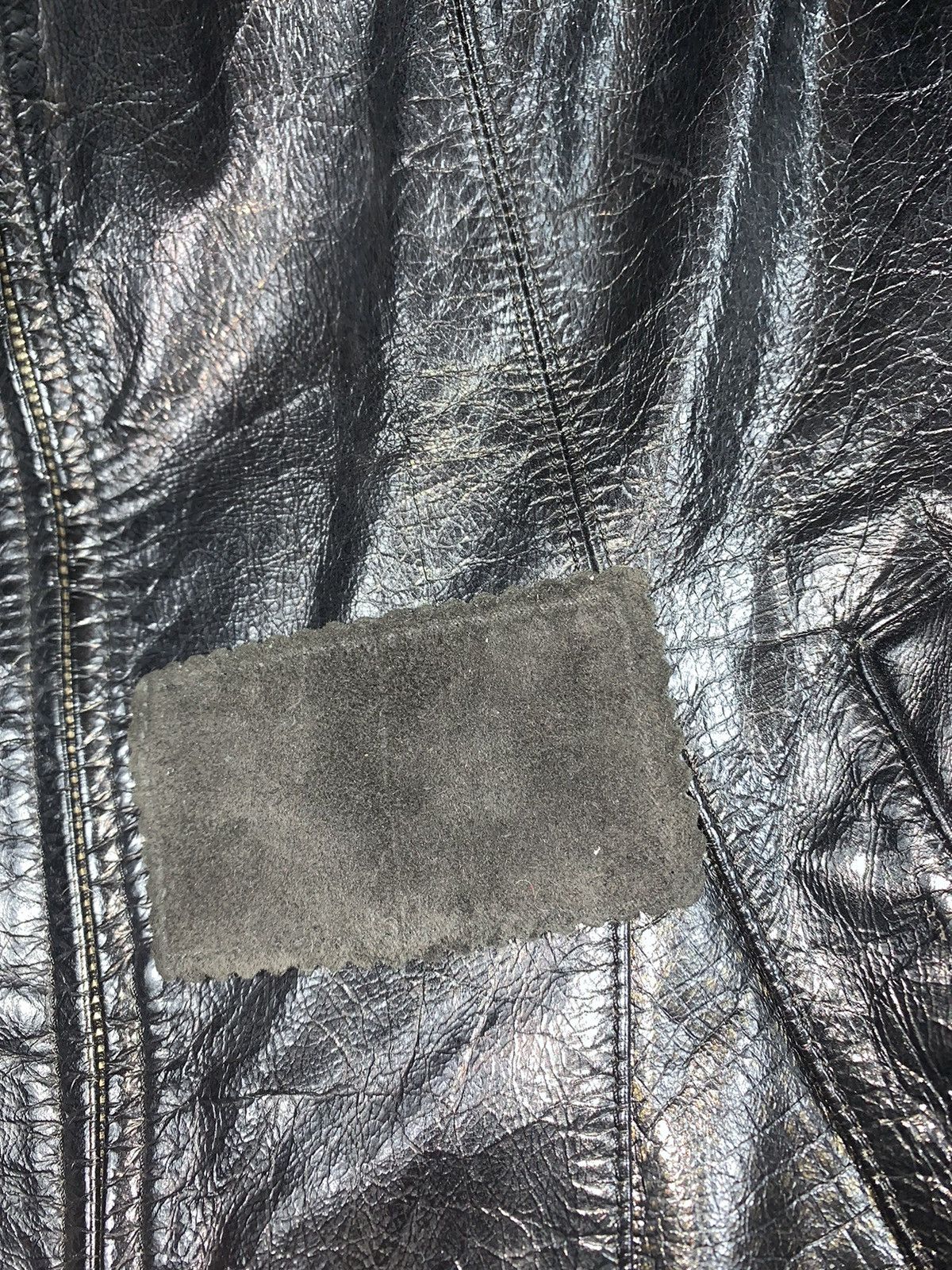 Vintage Vintage 90s Japan leather jacket crocodile style AvantGarde Size M / US 6-8 / IT 42-44 - 14 Thumbnail