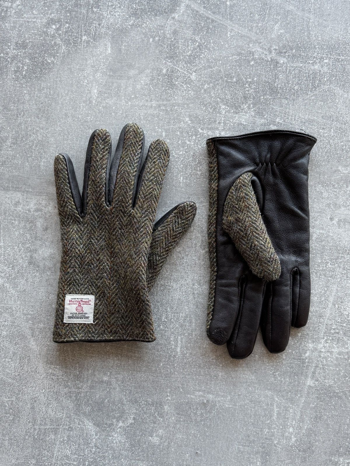 Harris Tweed Harris tweed gloves Size 32 - 1 Thumbnail