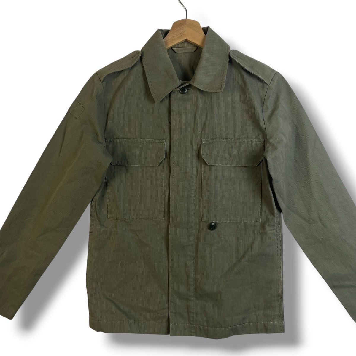 A.P.C. APC RUE MADAME PARIS HIDDEN BUTTON MILITARY JACKET Size US S / EU 44-46 / 1 - 4 Thumbnail