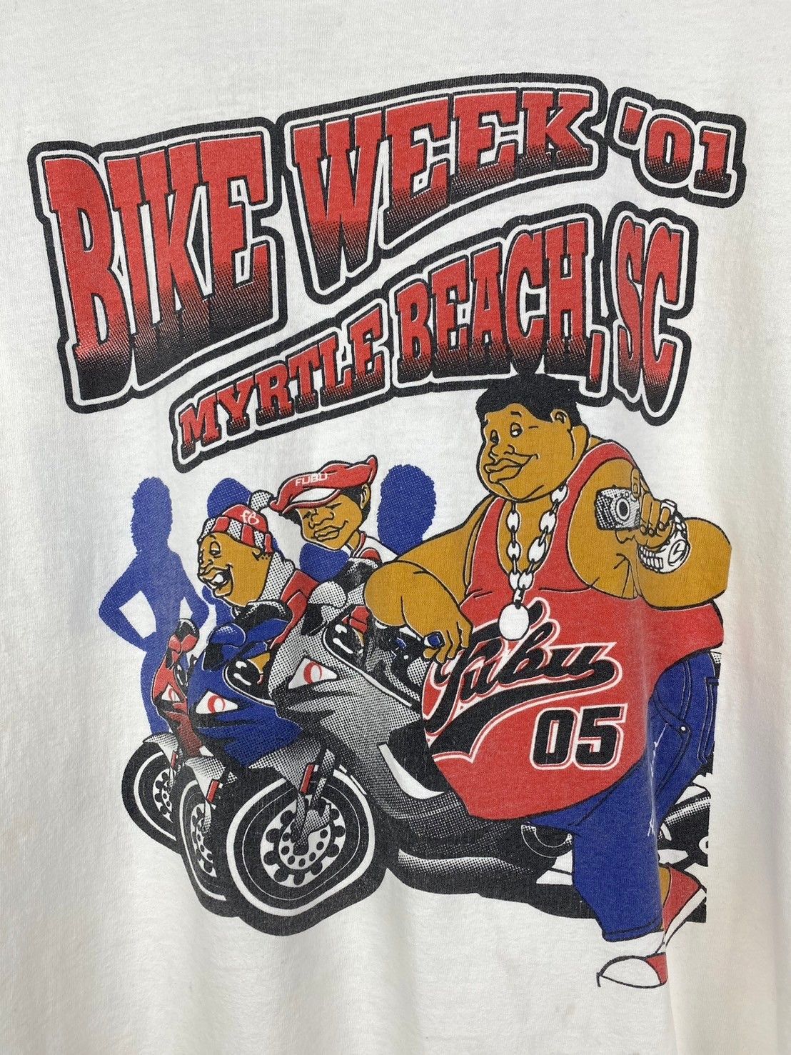 Rap Tees × Vintage Vintage Black Bike Week 2001 T-Shirts DAT630 Size US XL / EU 56 / 4 - 2 Thumbnail