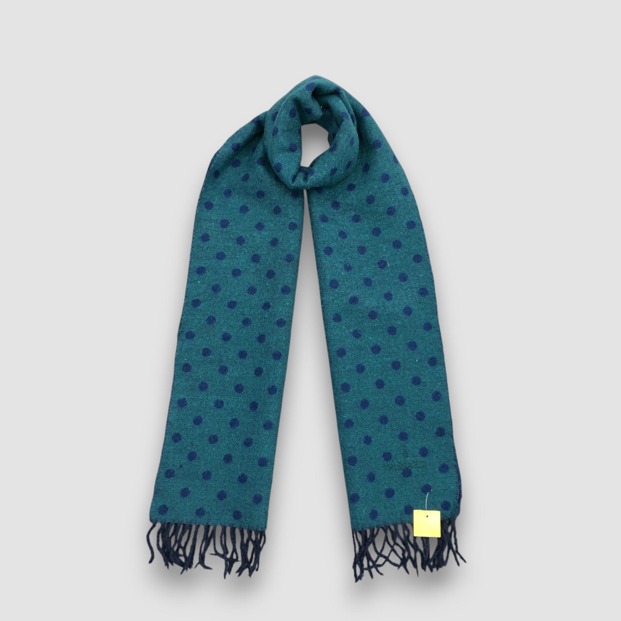 Trussardi Vintage Trussardi Scarf Muffler Wool Cashmere Scarves Size ONE SIZE - 2 Thumbnail