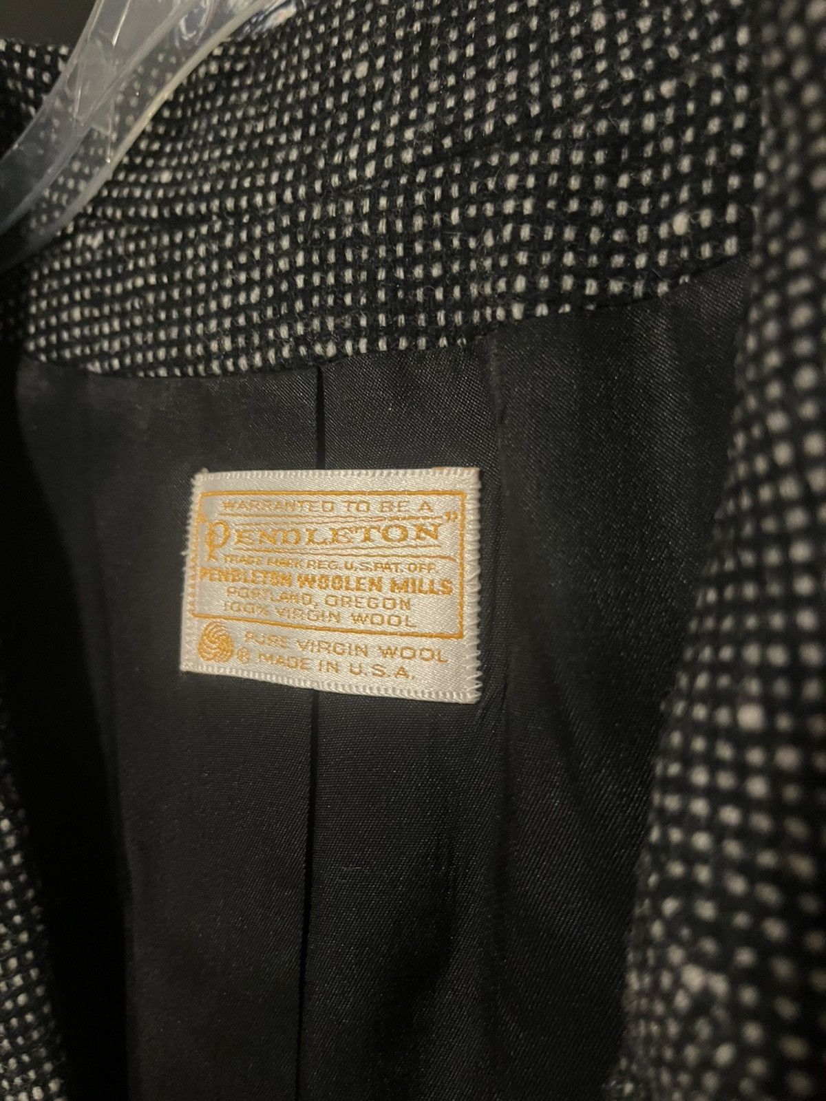 Pendleton Vintage 70’s made in USA Women’s Pendleton Wool Blazer S Size S / US 4 / IT 40 - 4 Thumbnail