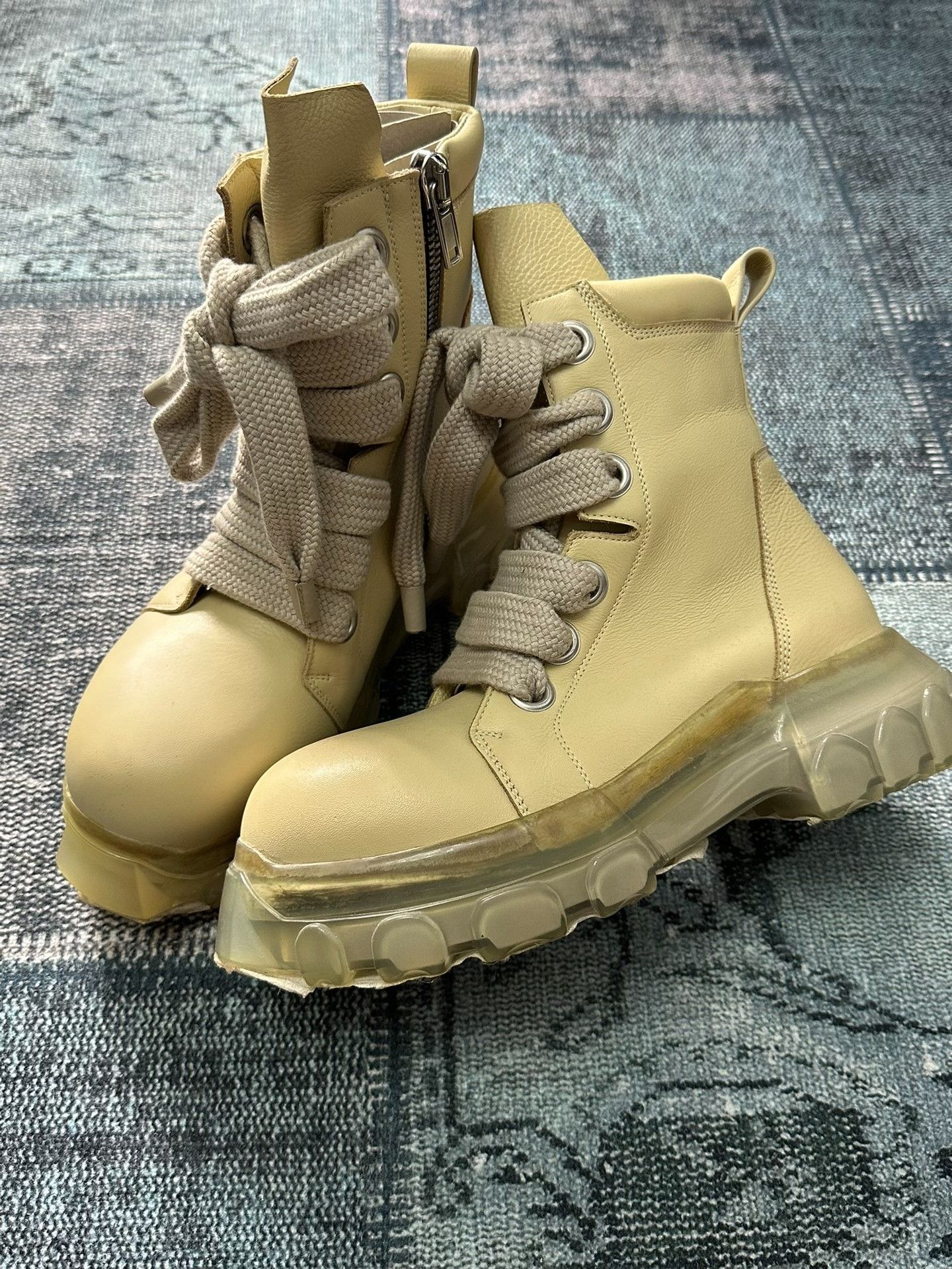 Rick Owens Rick Owens Clear Pink Boots 40 Men Size US 7.5 / EU 40-41 - 1 Thumbnail