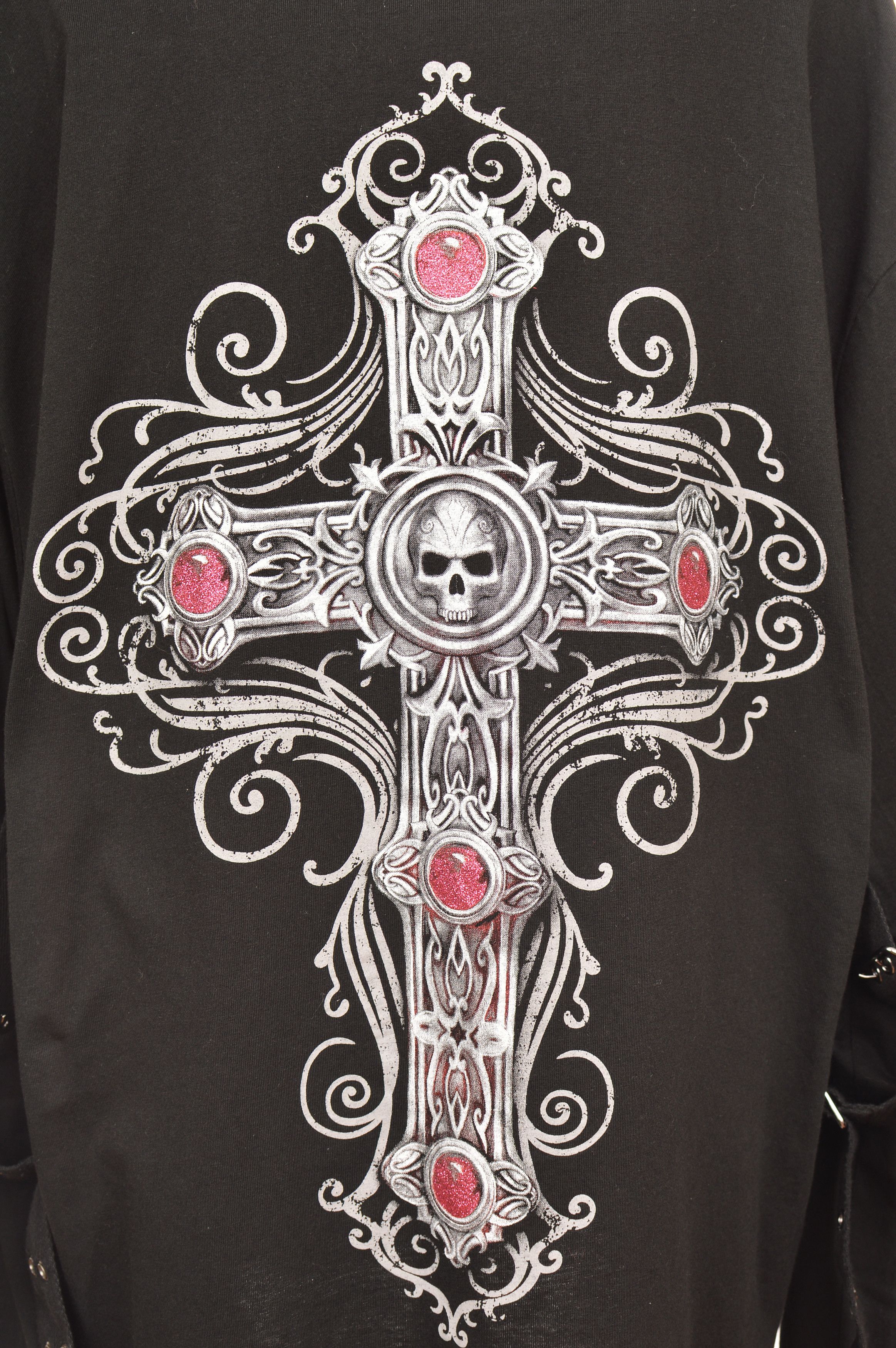 Vintage Gothicana by EMP Anne Stokes Gothic Cross Hoodie Size XXL / US 16-18 / IT 52-54 - 6 Thumbnail