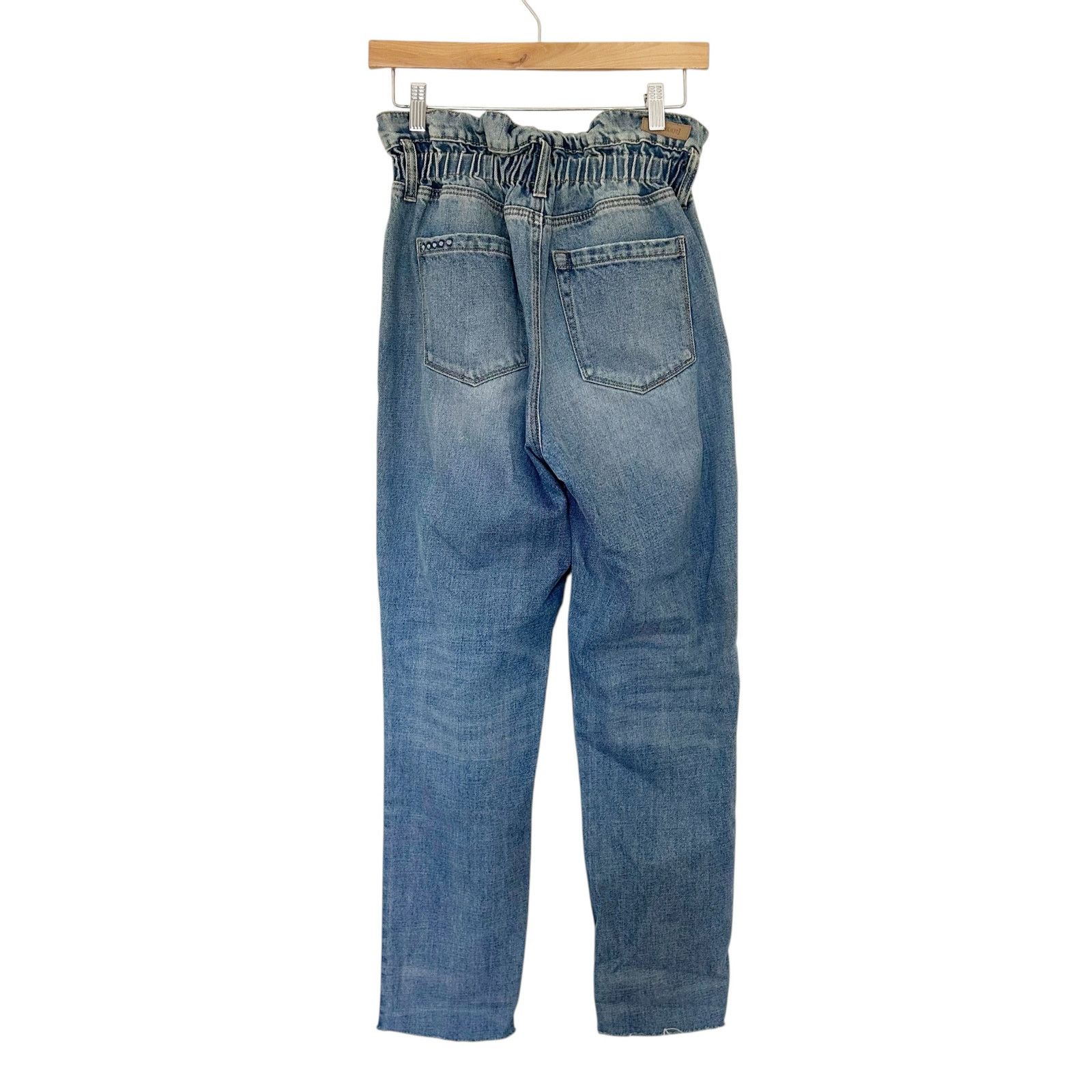 BLANKNYC Blank NYC Paper Bag Waist Jeans Sz 27 Size 27" / US 4 / IT 40 - 6 Thumbnail