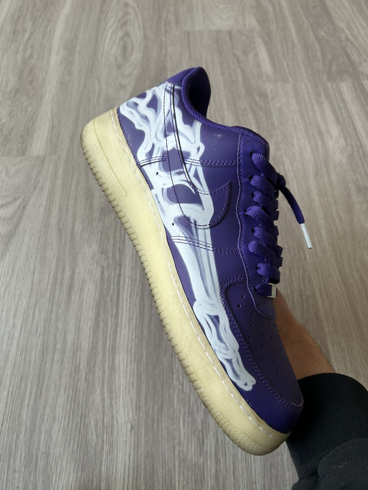 Nike Nike Air Force 1 Low 07’ Purple Skeleton Size 11 Size US 11 / EU 44 - 14 Thumbnail