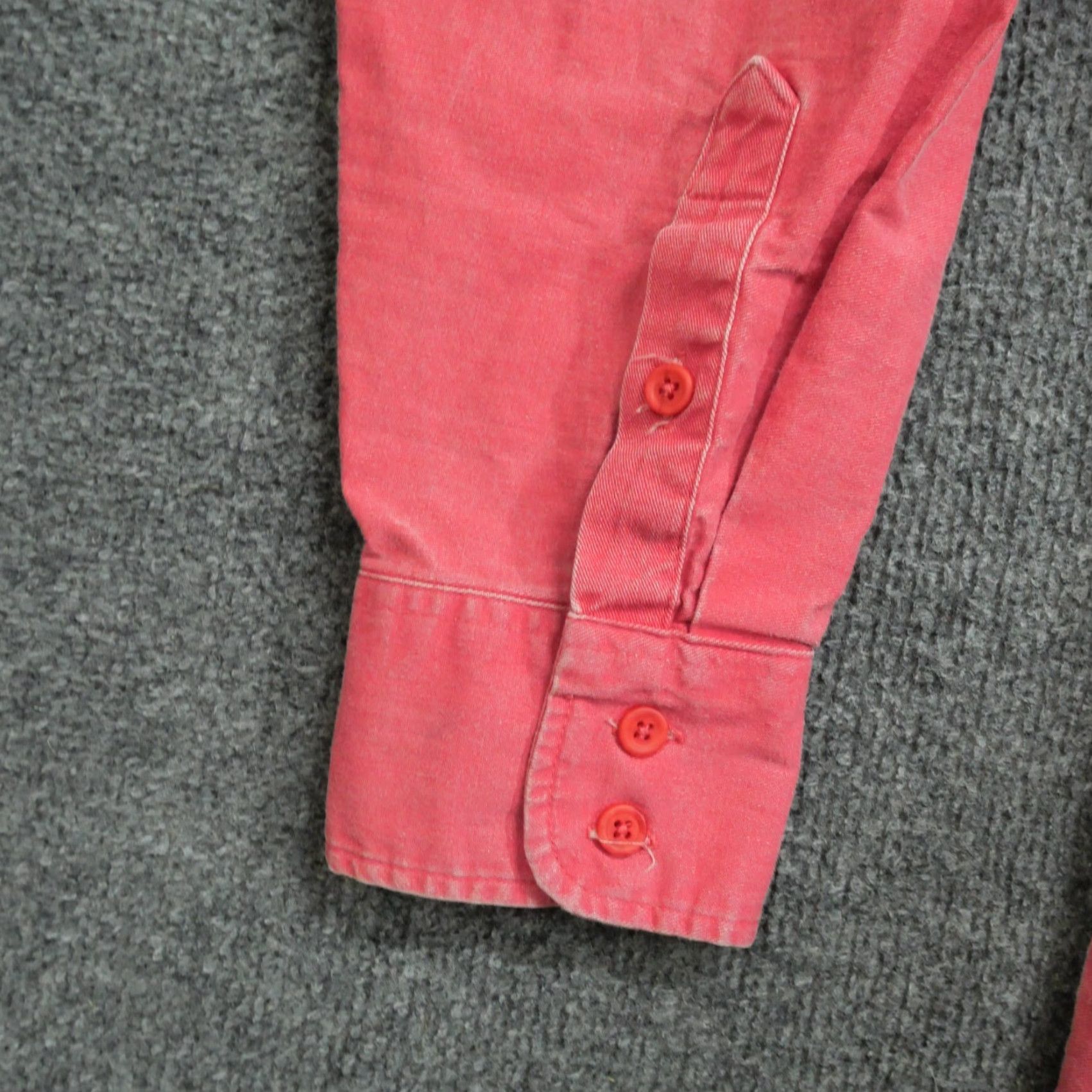 Wrangler VINTAGE Wrangler Shirt Mens 2XL Pink Striped Button Up 90s Western Canvas Long Sleeve Pocketed Size US XXL / EU 58 / 5 - 6 Thumbnail